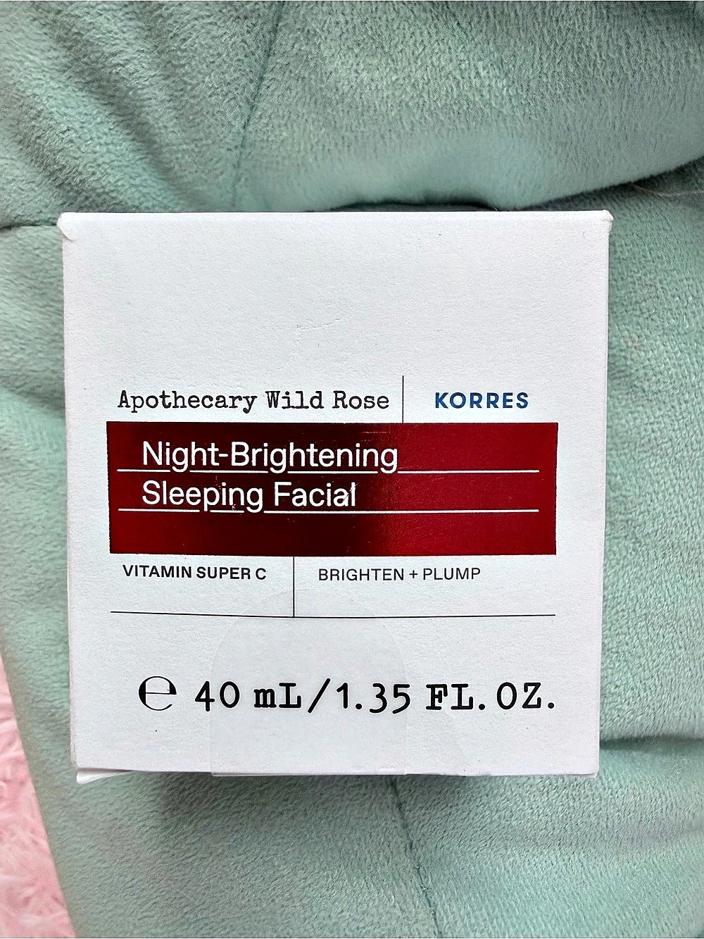 KORRES Apothecary Wild Rose Night-Brightening Sleeping Facial